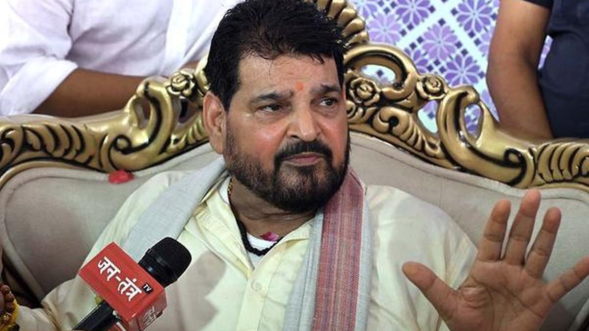 Former Wrestling Federation of India chief Brij Bhushan Sharan Singh, whose acquittal in a sexual harassment case is being challenged in court by women wrestlers.
