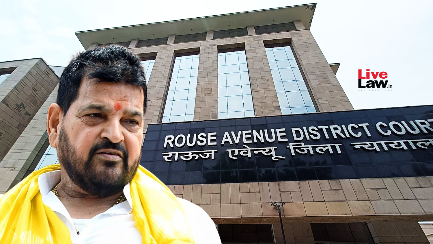 The Rouse Avenue District Court in Delhi, where women wrestlers have filed a petition challenging the acquittal of former WFI chief Brij Bhushan Sharan Singh.