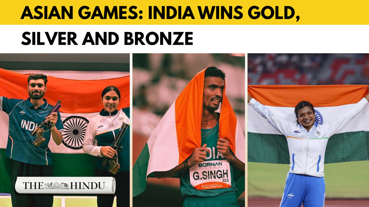Indian medal winners celebrate their podium finishes and successful campaigns at the Asian Games.
