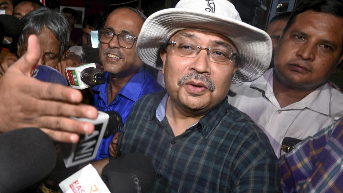 Trinamool Congress spokesperson Kunal Ghosh speaks to the media regarding allegations that the BJP funded YouTubers ahead of the West Bengal polls.