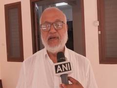 CPI(M) leader M.A. Baby speaking to the media about electoral concerns.