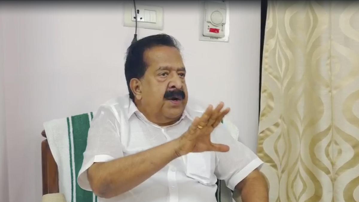 Kerala Home Minister Ramesh Chennithala speaking to reporters regarding the preliminary inquiry ordered in the CMRL-Exalogic case.