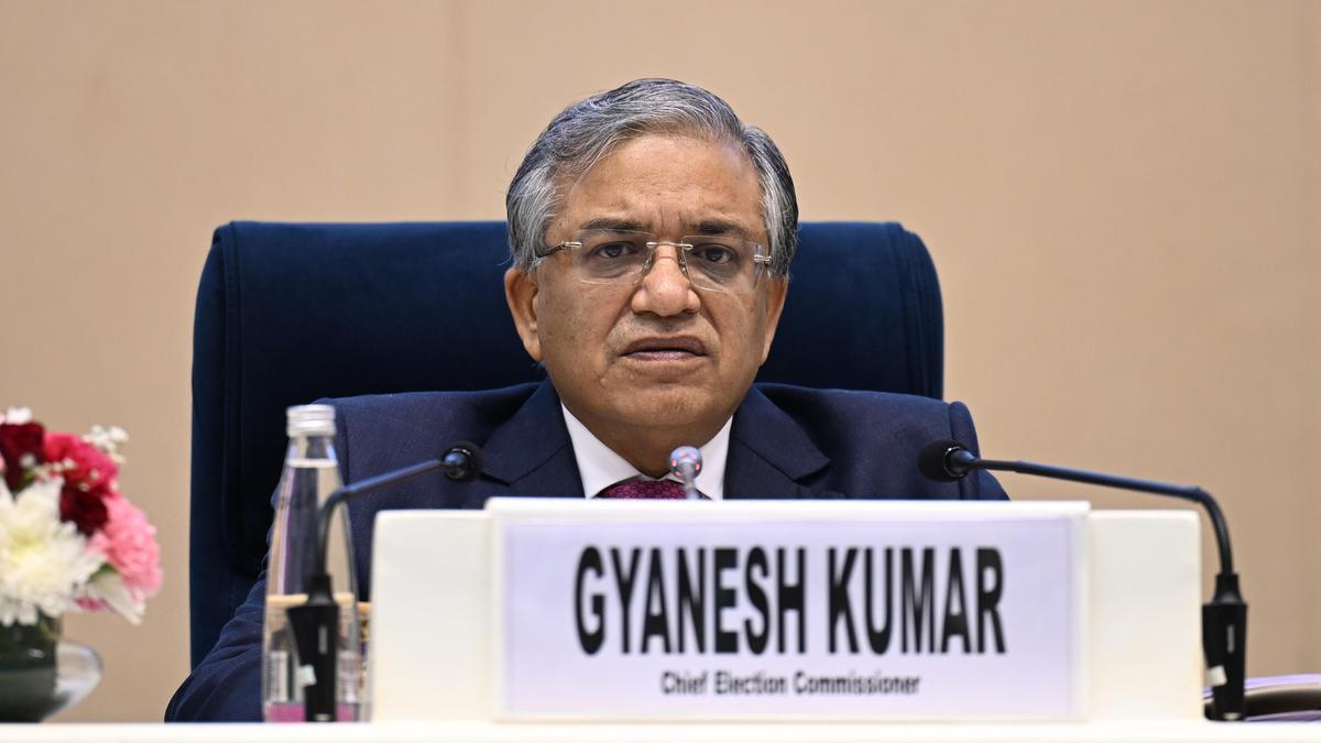 Chief Election Commissioner Gyanesh Kumar, whose unilateral decisions face a suspension plea in the Supreme Court.