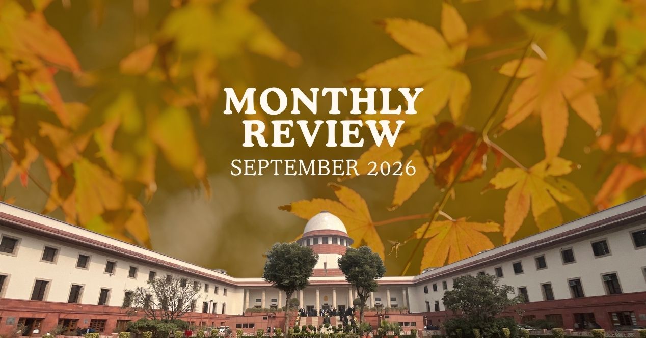 The Supreme Court of India building is featured in an online document review discussing a writ petition and a High Court order.