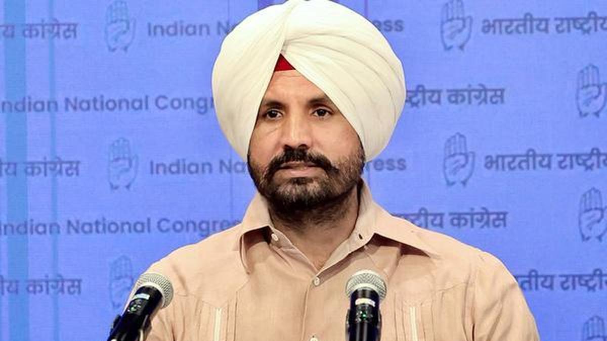Amarinder Singh Raja Warring, who was removed as the Punjab Pradesh Congress Committee president by the central leadership.
