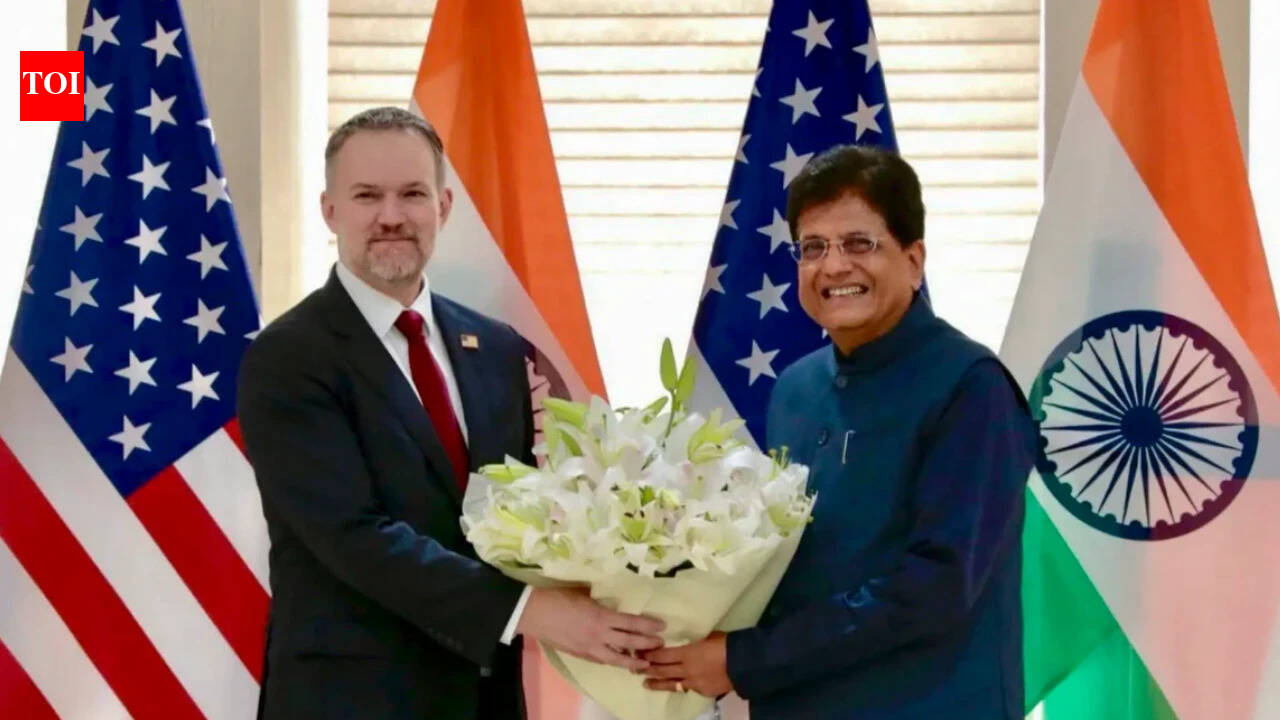 Commerce Minister Piyush Goyal meets with US Trade Representative Jamieson Greer in Washington for bilateral trade discussions.