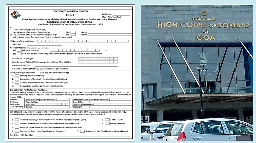 A Goa voter has approached the Bombay High Court at Goa challenging an Election Commission declaration demand.